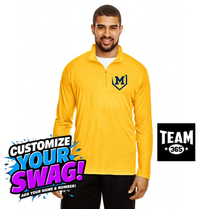 Team 365 TT31 Men's Zone Performance Quarter-Zip - Midland Bandits Baseball