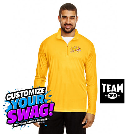 Team 365 TT31 Men's Zone Performance Quarter-Zip - North Florida Tribe
