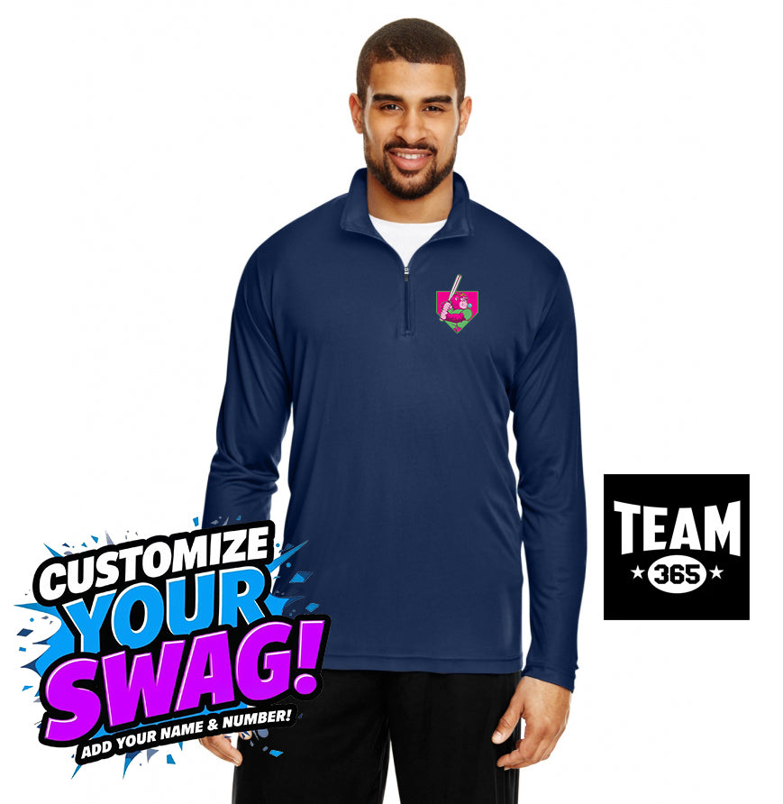 Team 365 TT31 Men's Zone Performance Quarter-Zip - OSP Gorilla Queens Softball