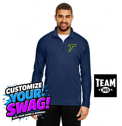 Team 365 TT31 Men's Zone Performance Quarter-Zip - Ponte Vedra Thunder Baseball