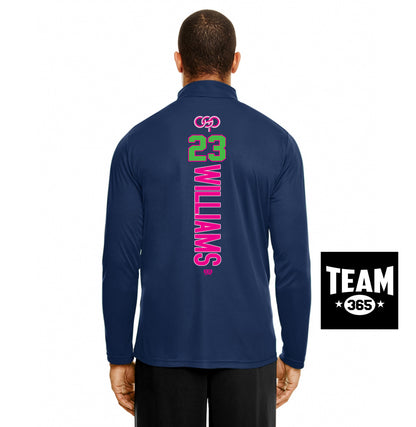 Team 365 TT31 Men's Zone Performance Quarter-Zip - OSP Gorilla Queens Softball