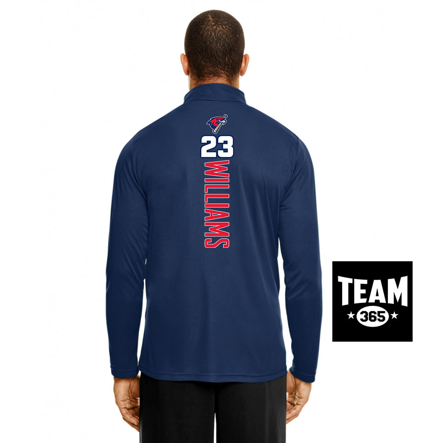 Team 365 TT31 Men's Zone Performance Quarter-Zip - MSA Redtails Baseball
