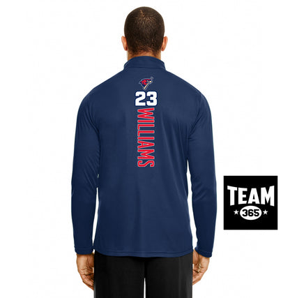 Team 365 TT31 Men's Zone Performance Quarter-Zip - MSA Redtails Baseball