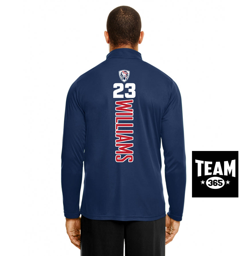 Team 365 TT31 Men's Zone Performance Quarter-Zip - Orlando Lions Baseball
