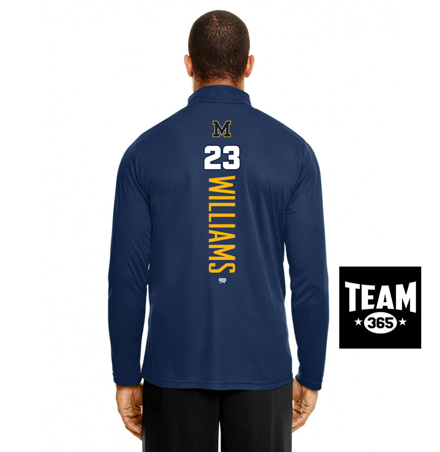 Team 365 TT31 Men's Zone Performance Quarter-Zip - Midland Baseball