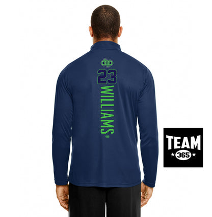 Team 365 TT31 Men's Zone Performance Quarter-Zip - OBP Gorilla Kings