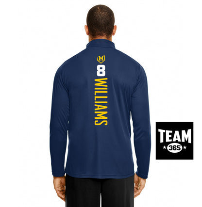 Team 365 TT31 Men's Zone Performance Quarter-Zip - Midland Bandits Baseball