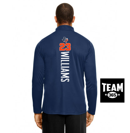 Team 365 TT31 Men's Zone Performance Quarter-Zip - Dallas Tigers Baseball