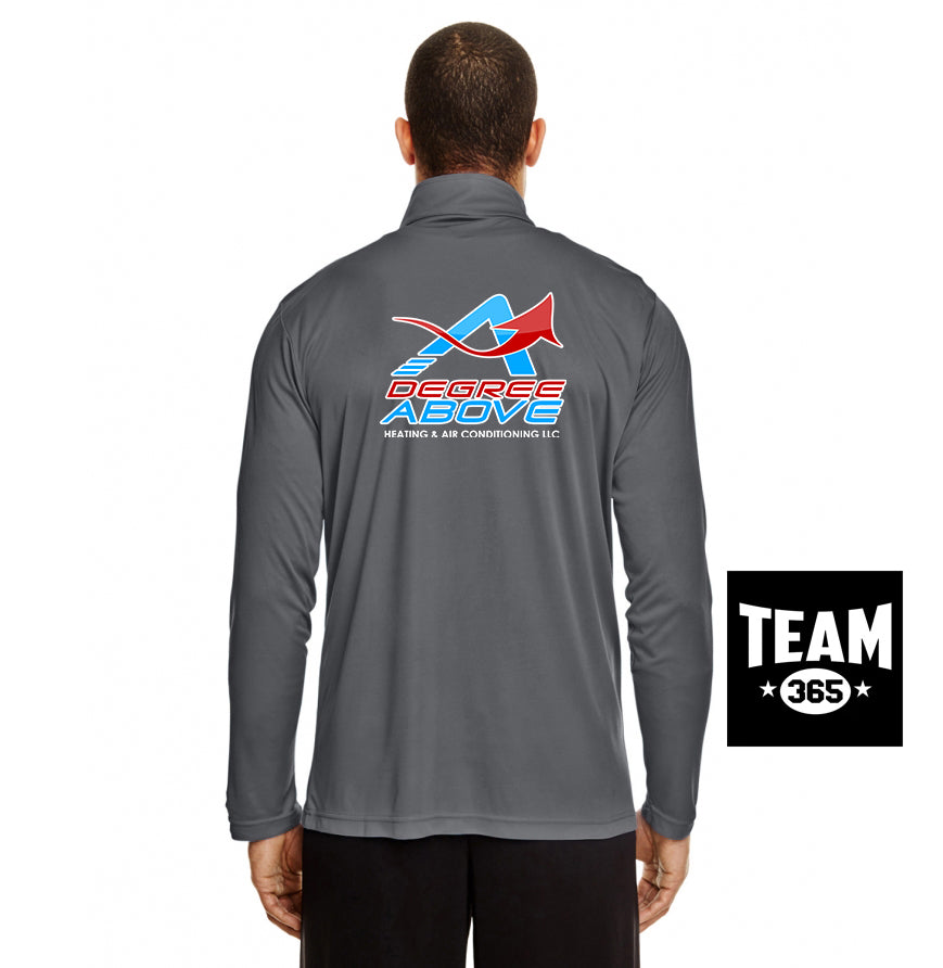 Team 365 TT31 Men's Zone Performance Quarter-Zip - A Degree Above