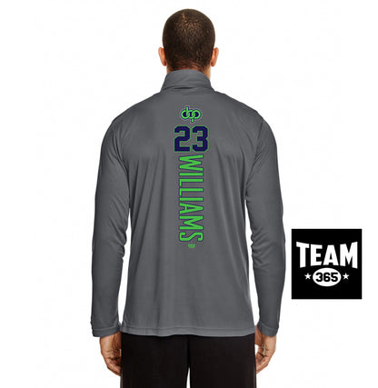 Team 365 TT31 Men's Zone Performance Quarter-Zip - OBP Swamp Donkeys
