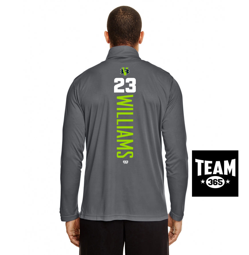 Team 365 TT31 Men's Zone Performance Quarter-Zip - VB Bombers Baseball
