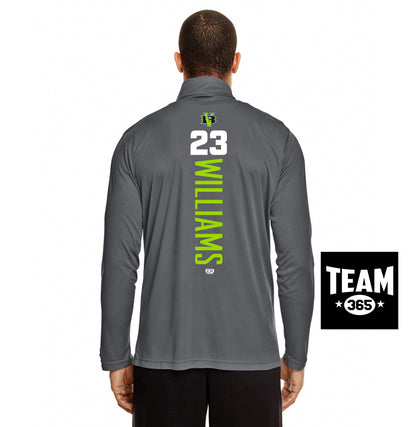 Team 365 TT31 Men's Zone Performance Quarter-Zip - VB Bombers Baseball