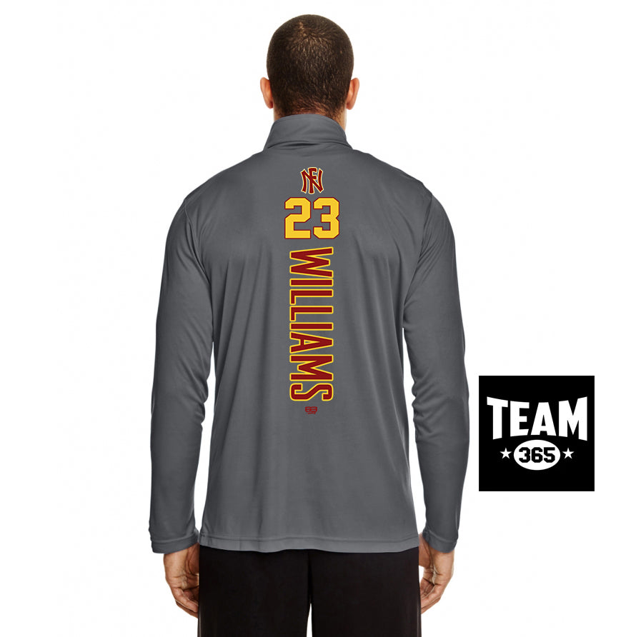 Team 365 TT31 Men's Zone Performance Quarter-Zip - North Florida Tribe