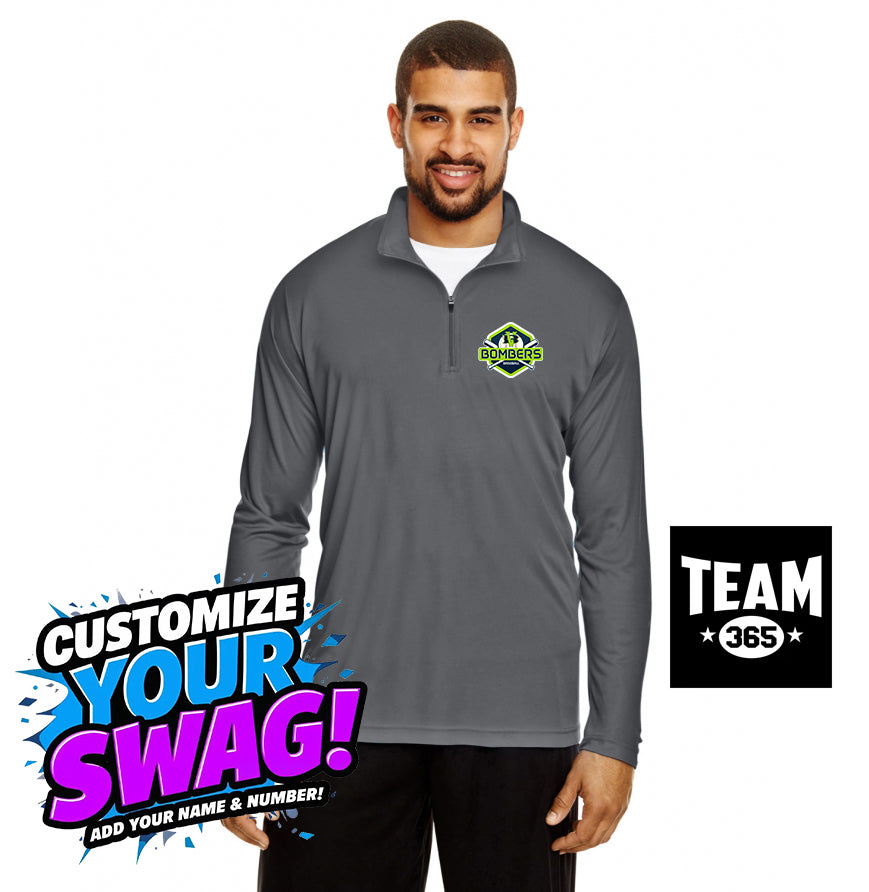 Team 365 TT31 Men's Zone Performance Quarter-Zip - VB Bombers Baseball