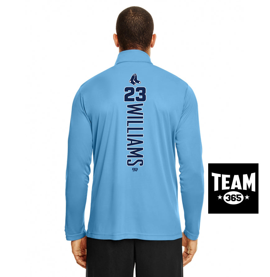 Team 365 TT31 Men's Zone Performance Quarter-Zip - Blue Sox Baseball