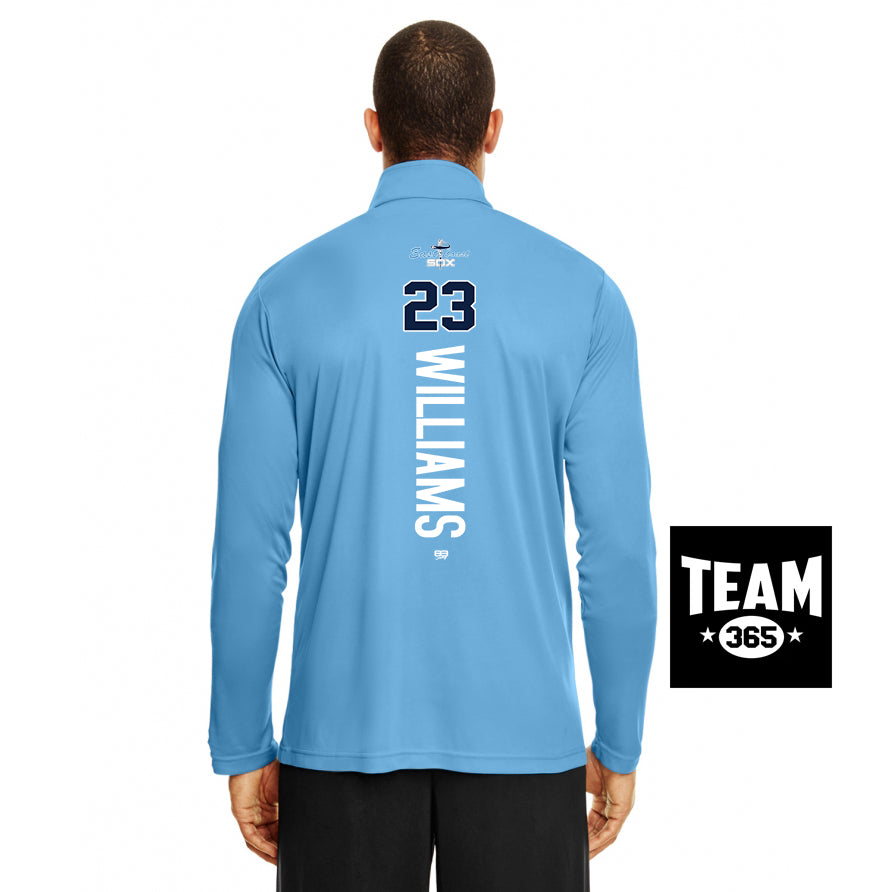Team 365 TT31 Men's Zone Performance Quarter-Zip - East Coast Sox Baseball