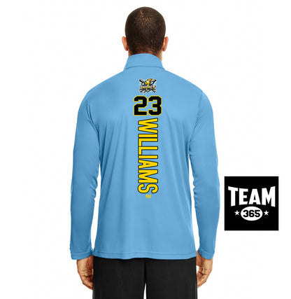 Team 365 TT31 Men's Zone Performance Quarter-Zip - Impact Softball - Massachusetts