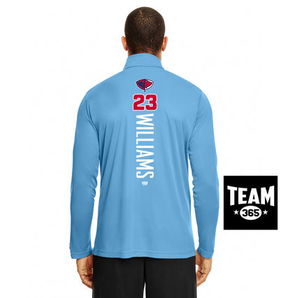 Team 365 TT31 Men's Zone Performance Quarter-Zip - Pasco Stingers Baseball