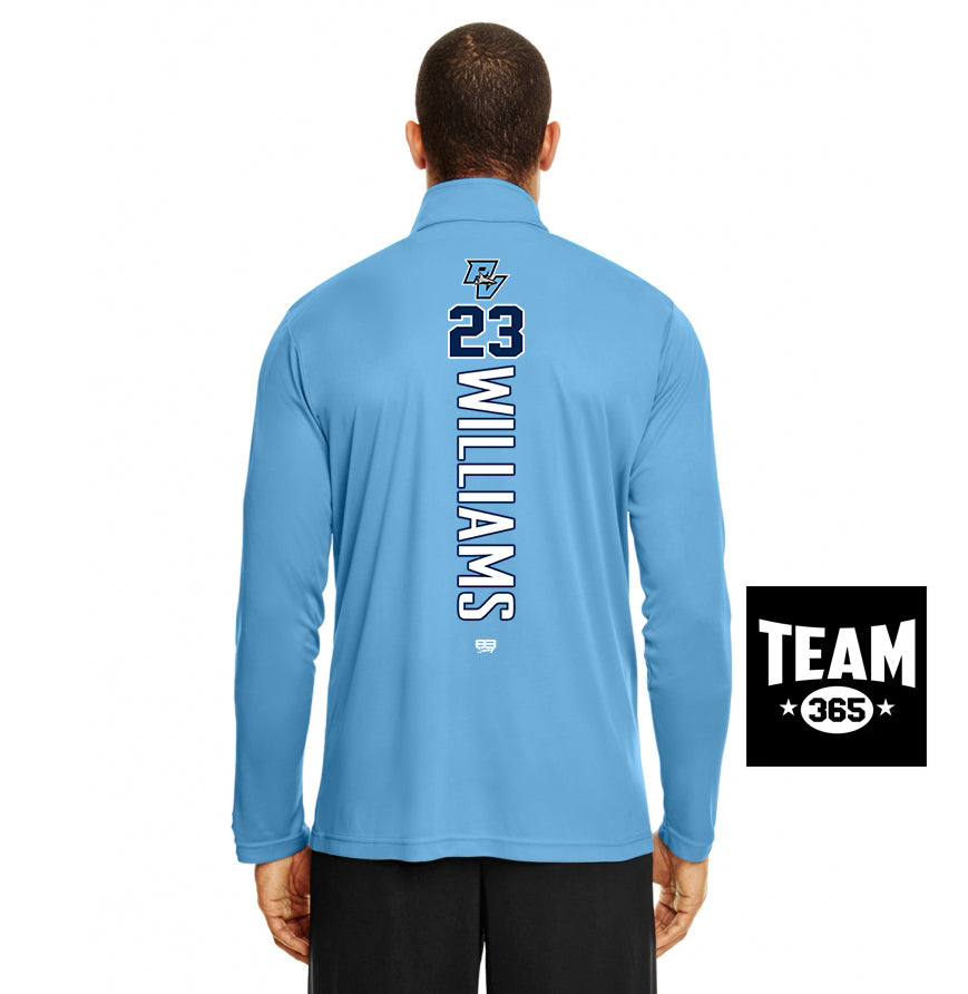 Team 365 TT31 Men's Zone Performance Quarter-Zip - PVAA Sharks