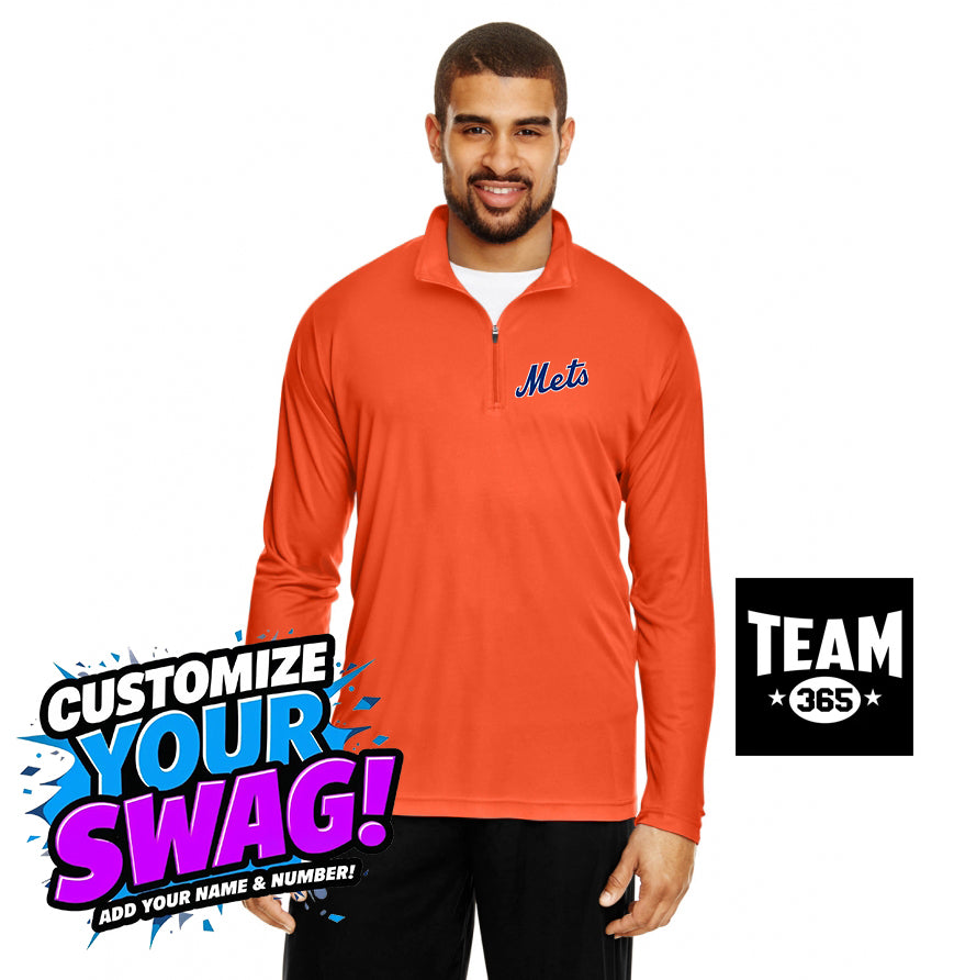 Team 365 TT31 Men's Zone Performance Quarter-Zip - Florida Mets Baseball