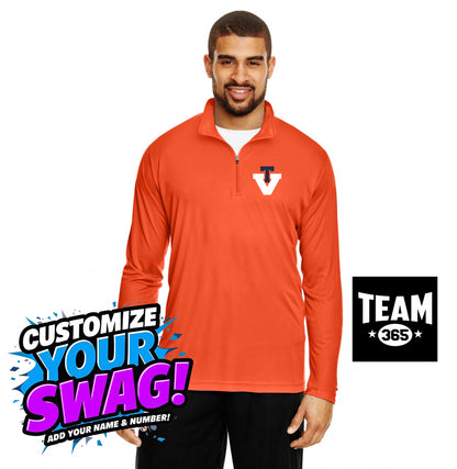 Team 365 TT31 Men's Zone Performance Quarter-Zip - Team Virginia Baseball