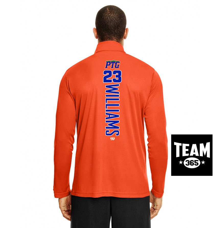 Team 365 TT31 Men's Zone Performance Quarter-Zip - Palatka TailGators Baseball