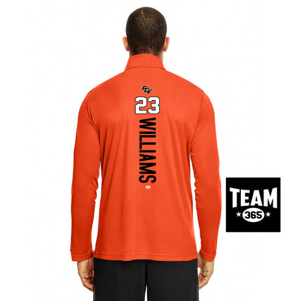 Team 365 TT31 Men's Zone Performance Quarter-Zip - FCF Flight Baseball