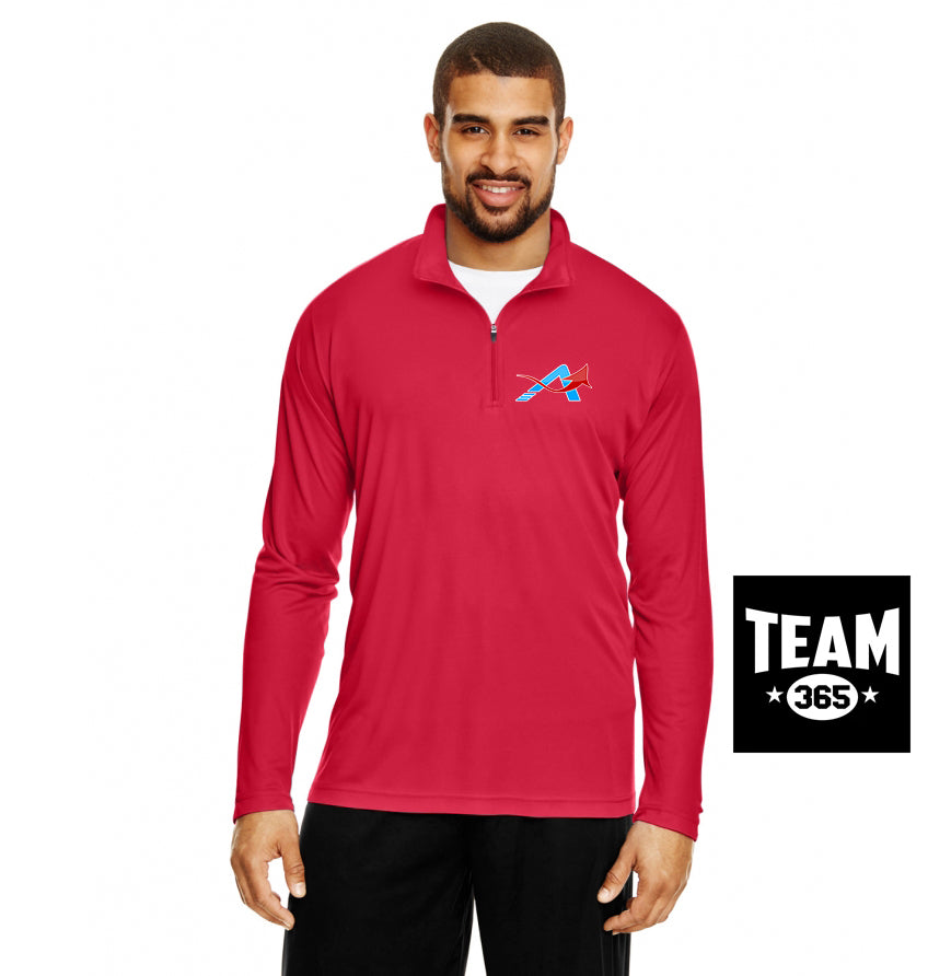 Team 365 TT31 Men's Zone Performance Quarter-Zip - A Degree Above