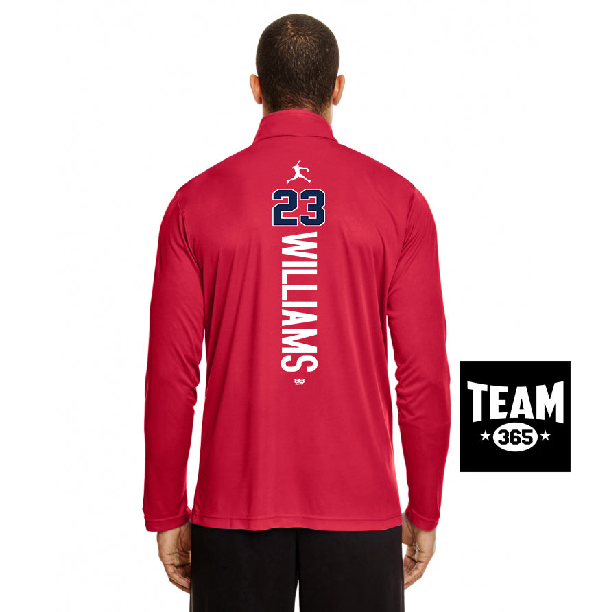 Team 365 TT31 Men's Zone Performance Quarter-Zip - KY Rockers Softball