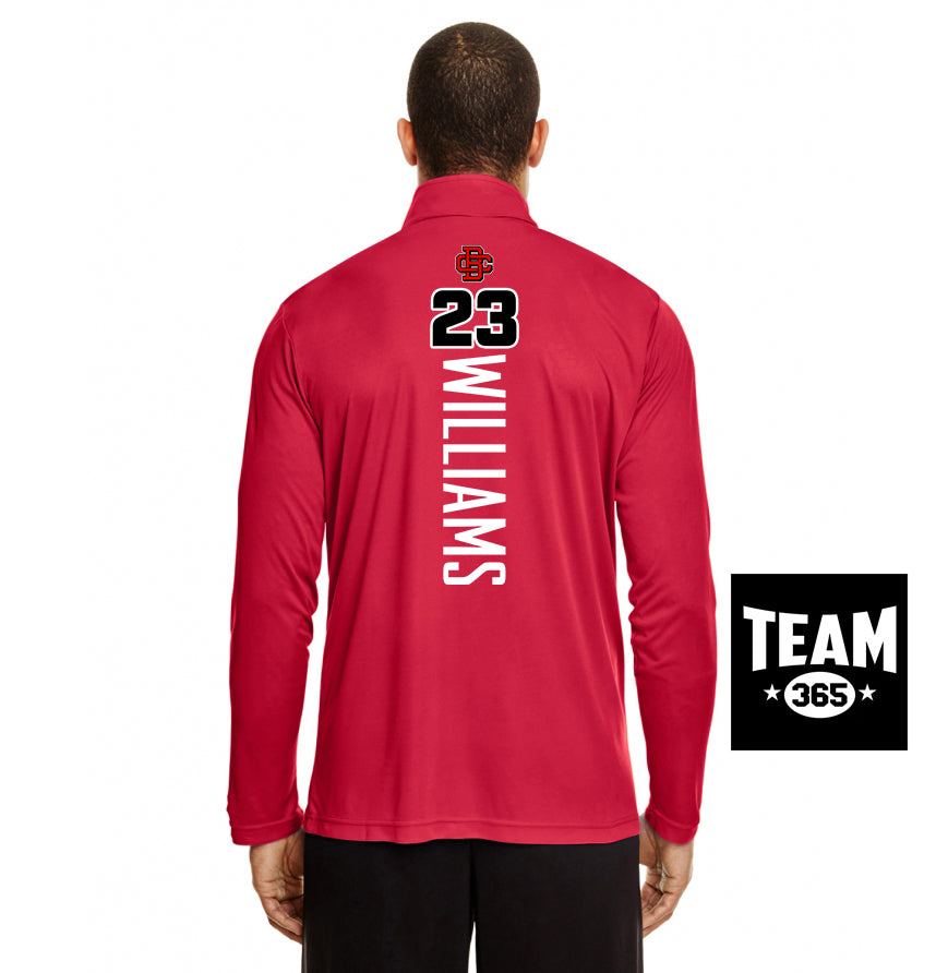Team 365 TT31 Men's Zone Performance Quarter-Zip - Creeks Baseball Club - CBC
