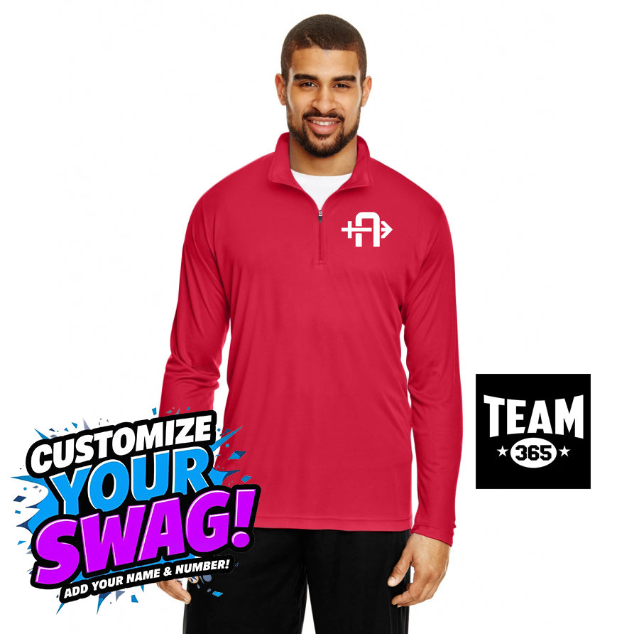 Team 365 TT31 Men's Zone Performance Quarter-Zip - Arrows Baseball
