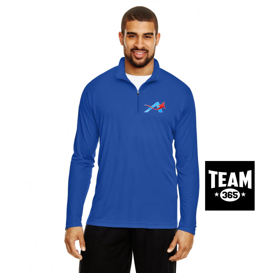 Team 365 TT31 Men's Zone Performance Quarter-Zip - A Degree Above