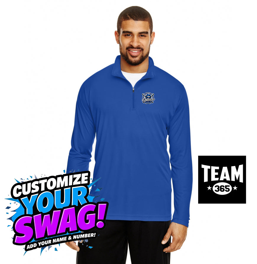 Team 365 TT31 Men's Zone Performance Quarter-Zip - LBK Outlaws Baseball