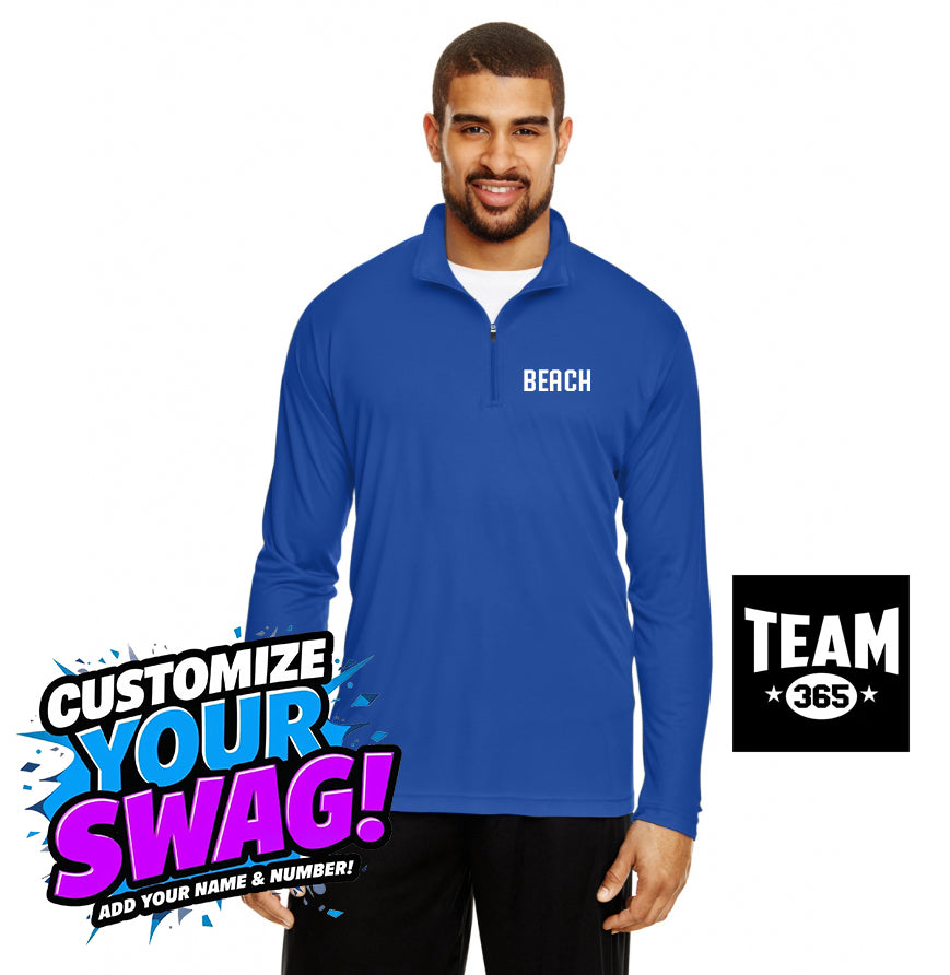 Team 365 TT31 Men's Zone Performance Quarter-Zip - Jax Beach Baseball