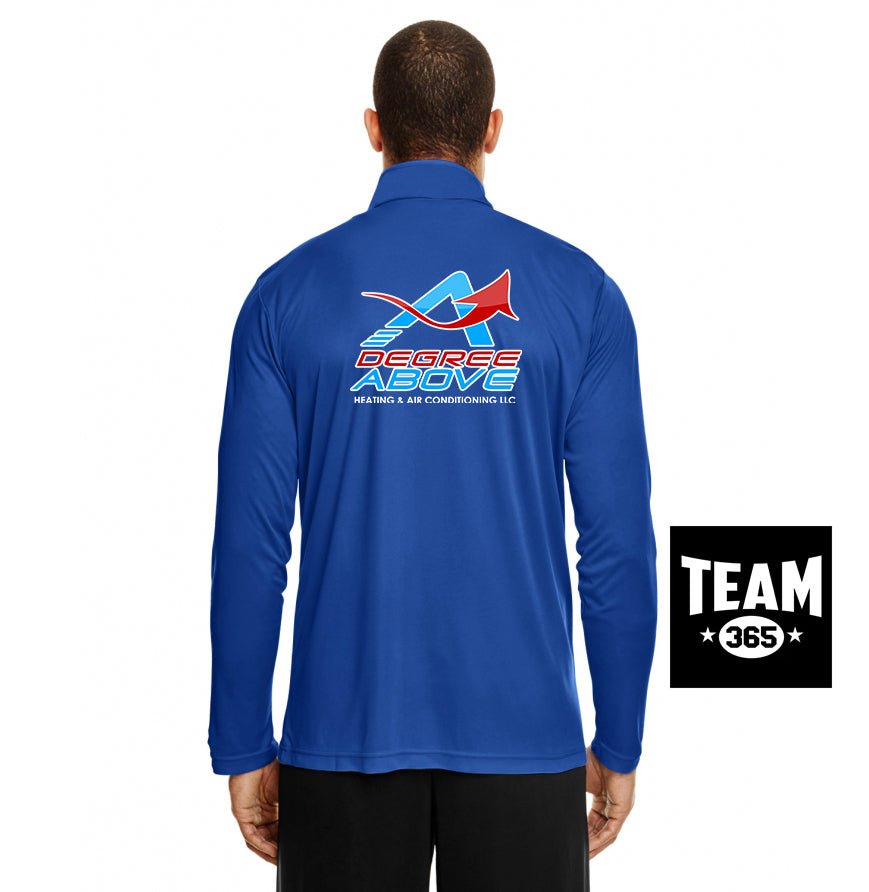 Team 365 TT31 Men's Zone Performance Quarter-Zip - A Degree Above