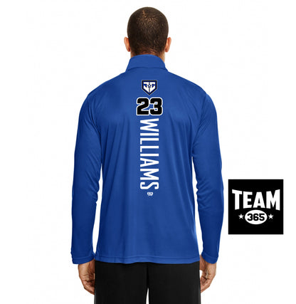 Team 365 TT31 Men's Zone Performance Quarter-Zip - JCB Diamond Kings Baseball