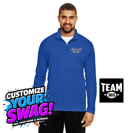 Team 365 TT31 Men's Zone Performance Quarter-Zip - JCB