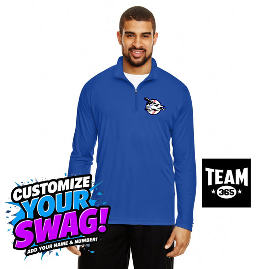 Team 365 TT31 Men's Zone Performance Quarter-Zip - Jax Beach Baseball