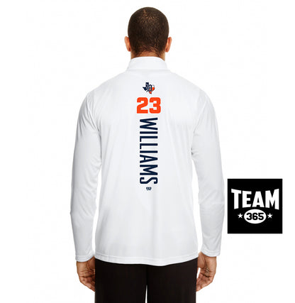 Team 365 TT31 Men's Zone Performance Quarter-Zip - Dallas Tigers Baseball