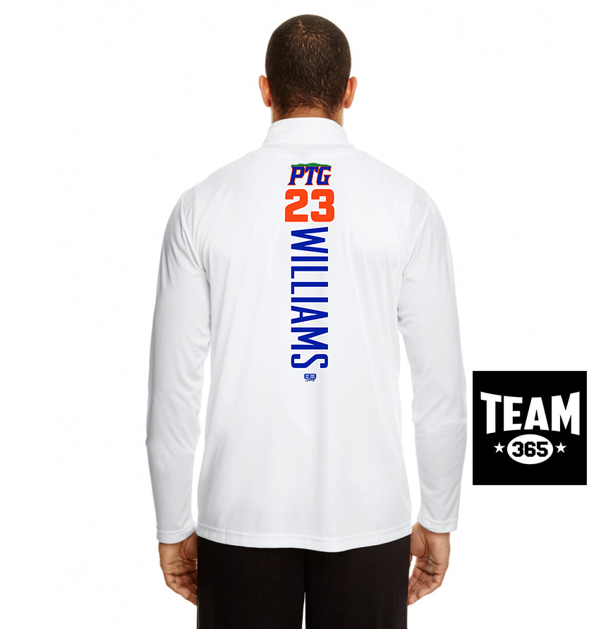 Team 365 TT31 Men's Zone Performance Quarter-Zip - Palatka TailGators Baseball