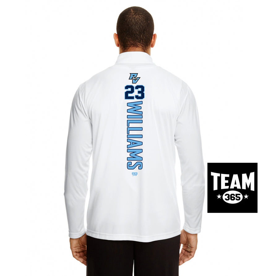 Team 365 TT31 Men's Zone Performance Quarter-Zip - PVAA Sharks Baseball