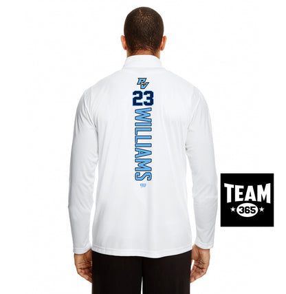 Team 365 TT31 Men's Zone Performance Quarter-Zip - PVAA Sharks Baseball