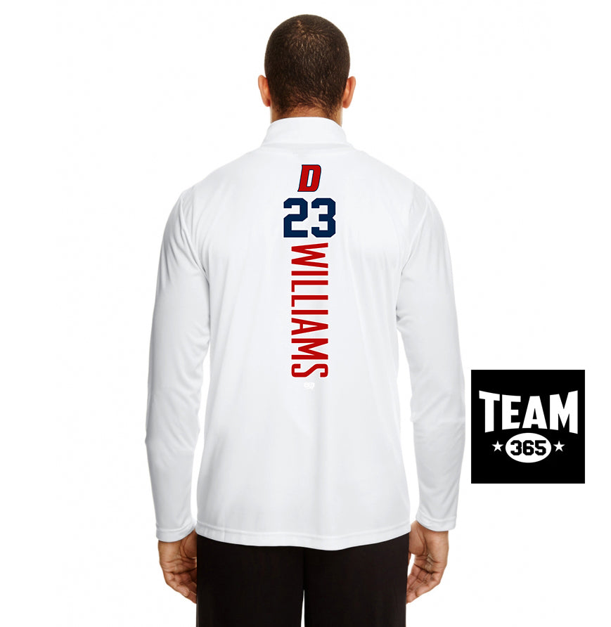 Team 365 TT31 Men's Zone Performance Quarter-Zip - North Florida Dynasty