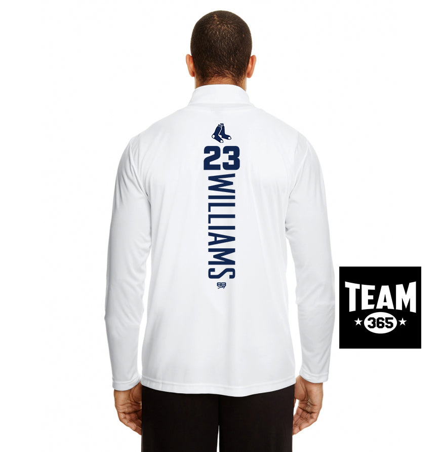 Team 365 TT31 Men's Zone Performance Quarter-Zip - Blue Sox Baseball
