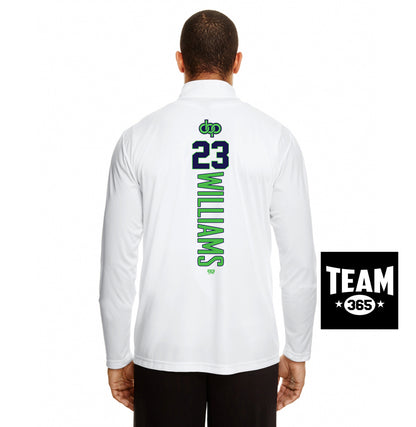 Team 365 TT31 Men's Zone Performance Quarter-Zip - OBP Land Sharks