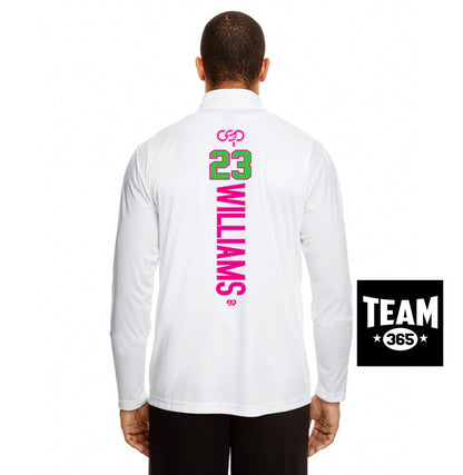 Team 365 TT31 Men's Zone Performance Quarter-Zip - OSP Gorilla Queens Softball