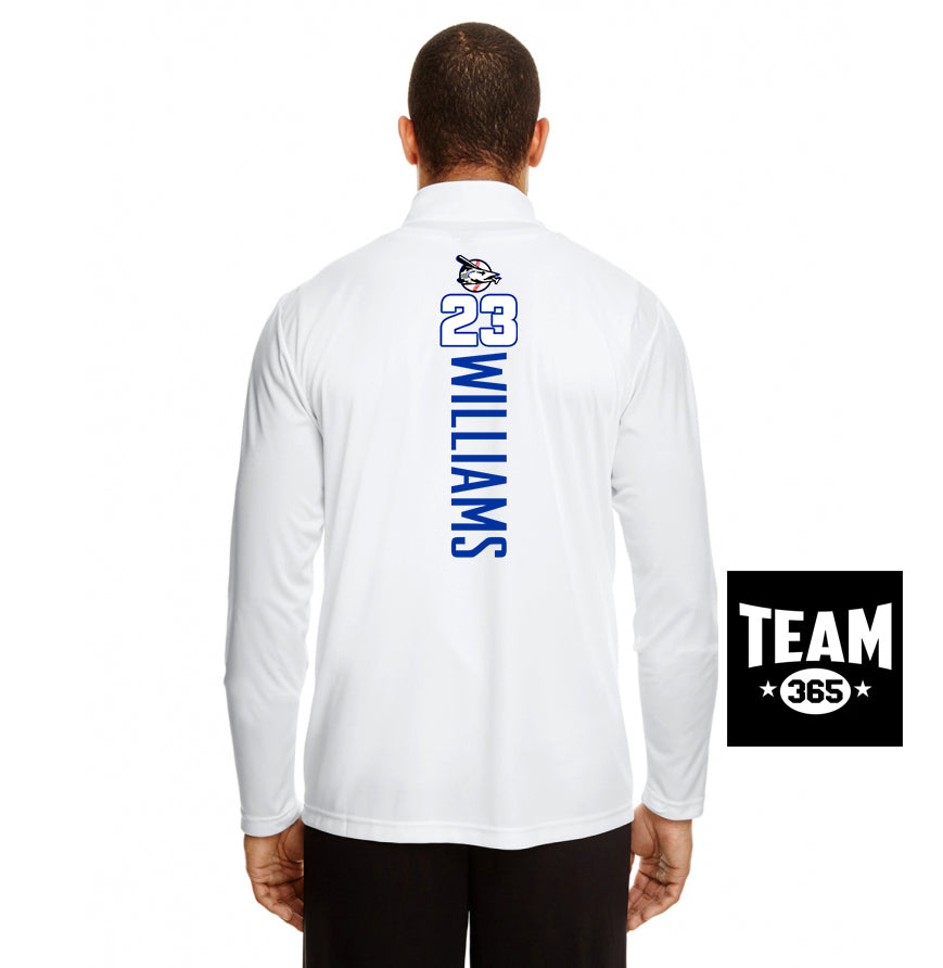 Team 365 TT31 Men's Zone Performance Quarter-Zip - Jax Beach Baseball