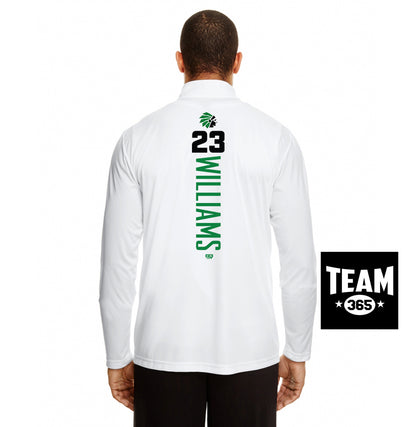 Team 365 TT31 Men's Zone Performance Quarter-Zip - Hopatcong Warriors Football & Cheer