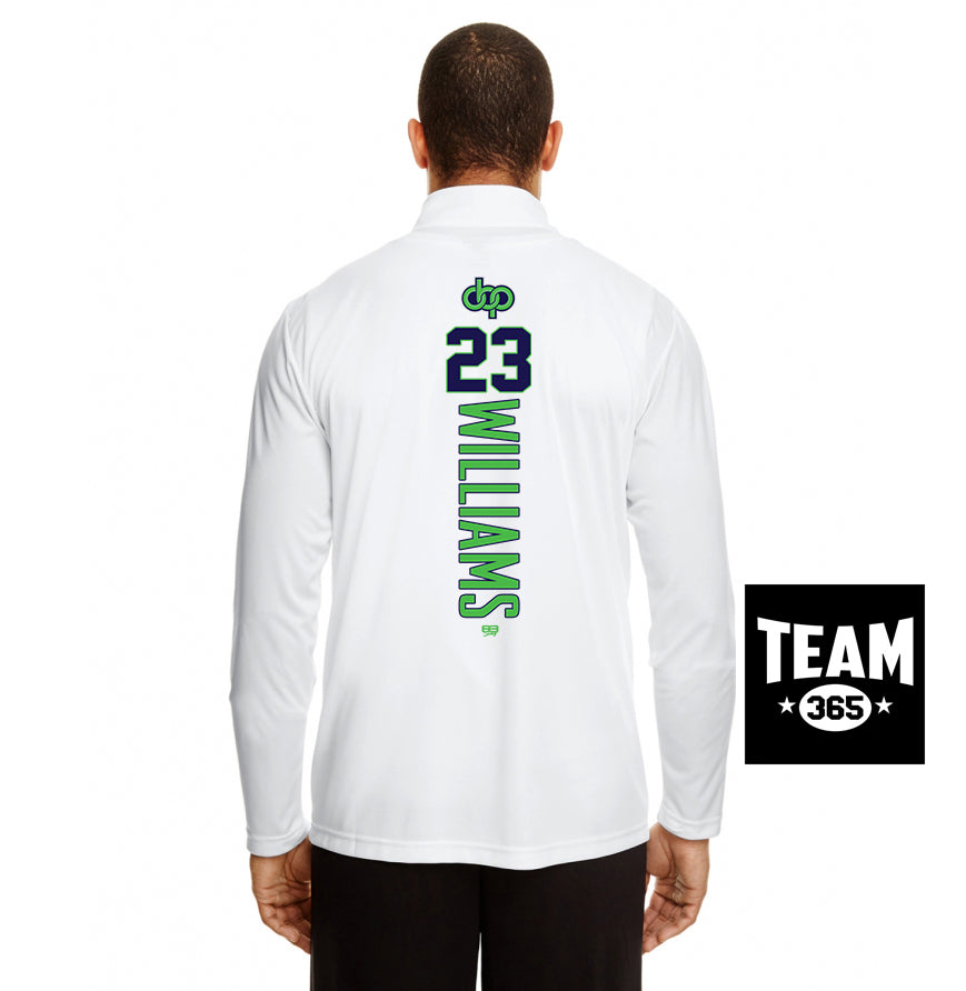 Team 365 TT31 Men's Zone Performance Quarter-Zip - OBP Swamp Donkeys