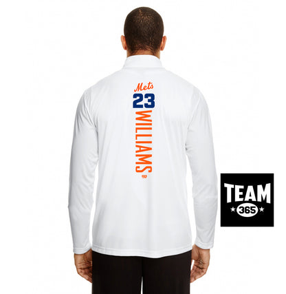 Team 365 TT31 Men's Zone Performance Quarter-Zip - Florida Mets Baseball